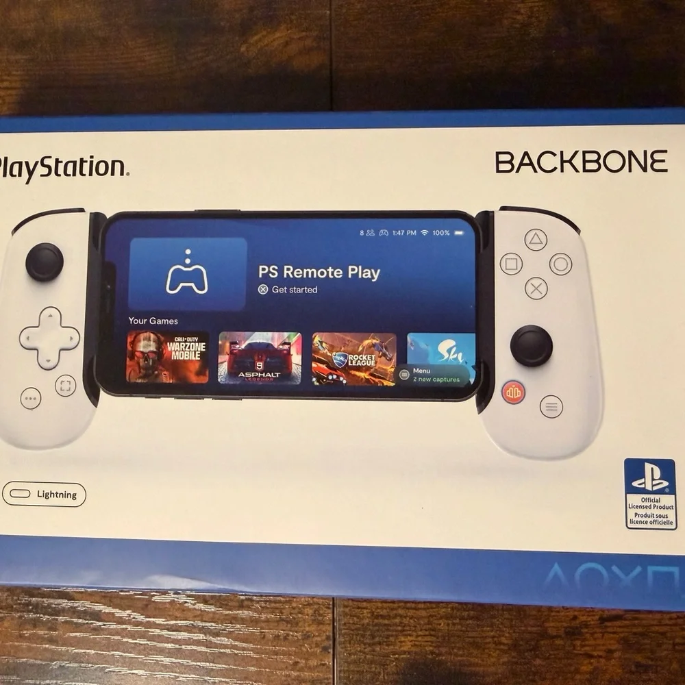 Sony PlayStation Backbone Mobile Controller - White